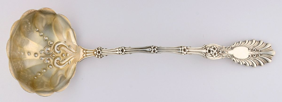 Radiant (Sterling, 1895) Solid Soup Ladle by Whiting Manf Co-1