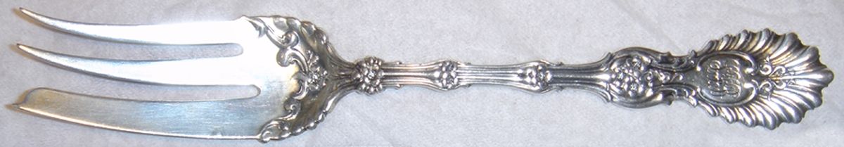 Radiant (Sterling, 1895) Old Style Pickle Fork by Whiting Manf Co-1