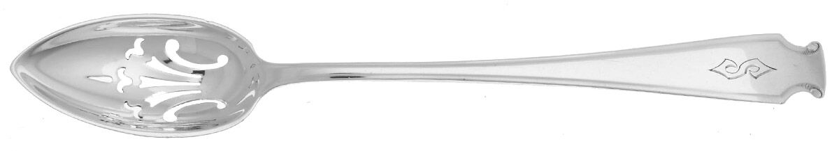 St. Martin's (Sterling, 1916) Pierced Bowl Short Handle Olive Spoon by Whiting Manf Co-1