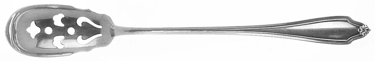 Stratford (Sterling, 1910) Pierced Bowl Short Handle Olive Spoon by Whiting Manf Co-1