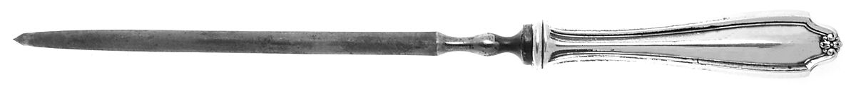 Stratford (Sterling, 1910) Small Steel Rod Sharpener Knife by Whiting Manf Co-1