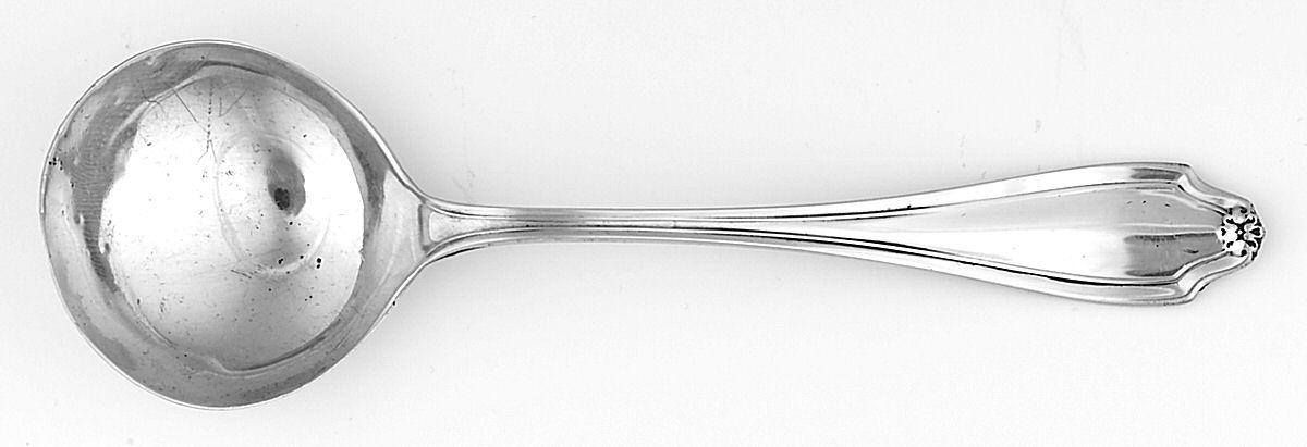 Stratford (Sterling, 1910) Round Bowl Soup Spoon (Bouillon) by Whiting Manf Co-1