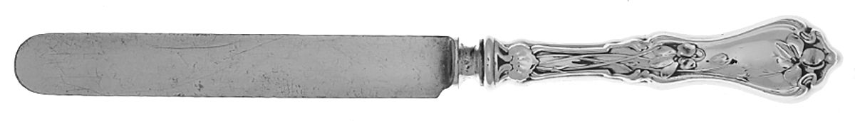 Violet (Sterling, 1905) Youth/Tea Knife with Silverplate Blade by Whiting Manf Co-1