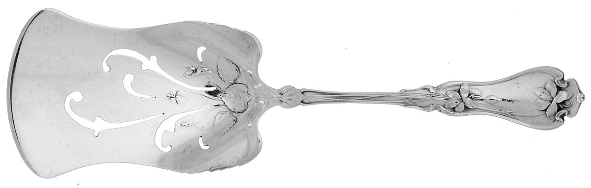 Violet (Sterling, 1905) Tomato Server, Solid Piece by Whiting Manf Co-1