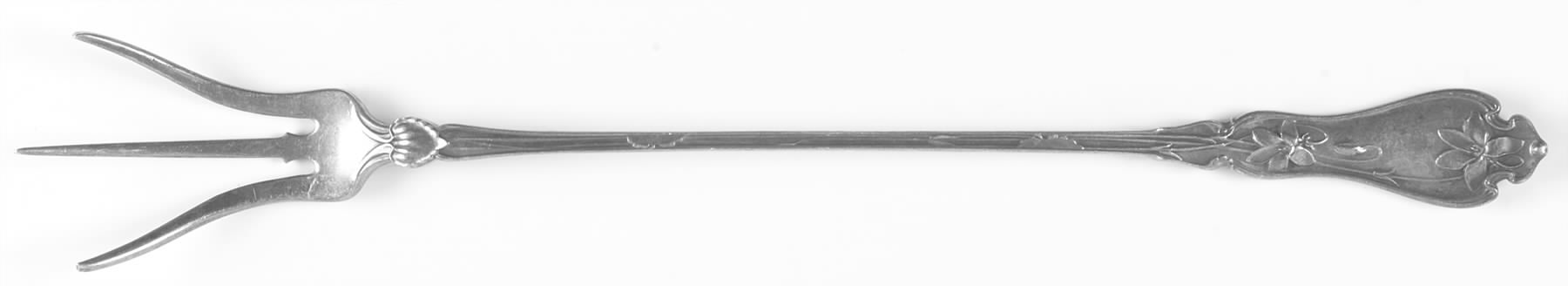 Violet (Sterling, 1905) Large Lettuce Serving Fork by Whiting Manf Co-1