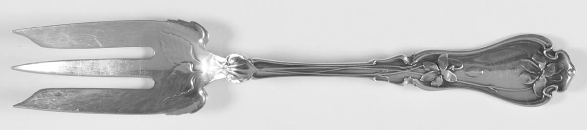 Violet (Sterling, 1905) Individual Pie Fork by Whiting Manf Co-1