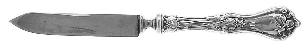 Violet (Sterling, 1905) Individual Fruit Knife with Silverplate Blade by Whiting Manf Co-1