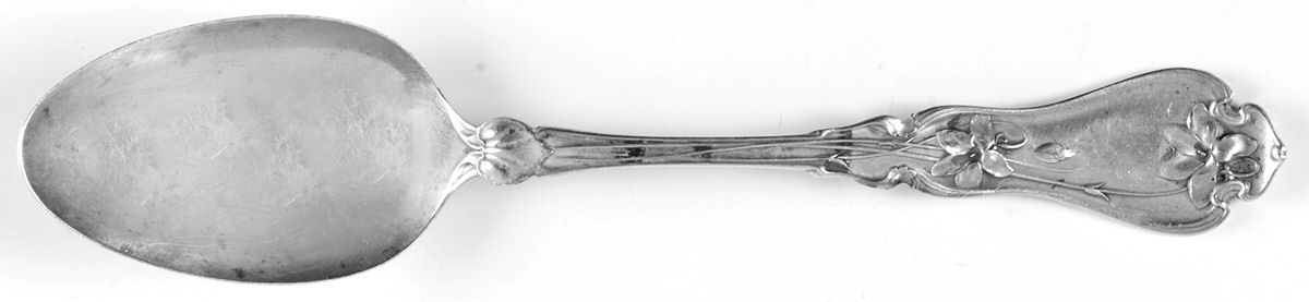Violet (Sterling, 1905) Tablespoon (Serving Spoon) by Whiting Manf Co-1