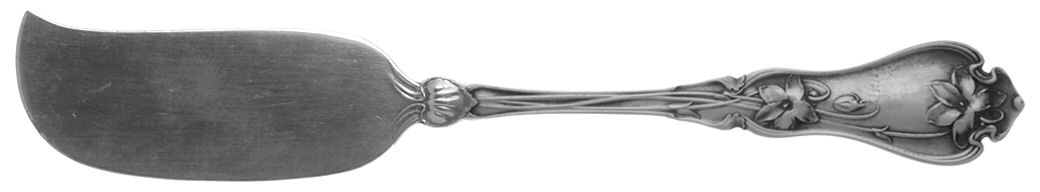 Violet (Sterling, 1905) Large Flat Handle Butter Spreader by Whiting Manf Co-1