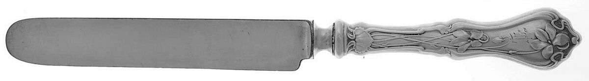 Violet (Sterling, 1905) Blunt Hollow Knife with Bolster by Whiting Manf Co-1
