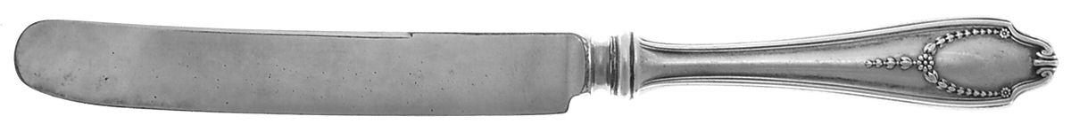 Wedgwood (Sterling, 1910, No Monograms) Old French Hollow Knife with Bolster by Whiting Manf Co-1