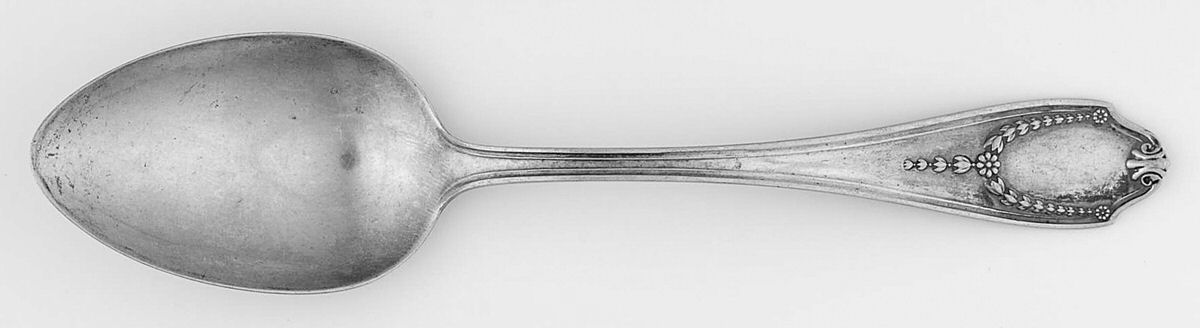 Wedgwood (Sterling, 1910, No Monograms) Dessert/Oval Soup Spoon by Whiting Manf Co-1