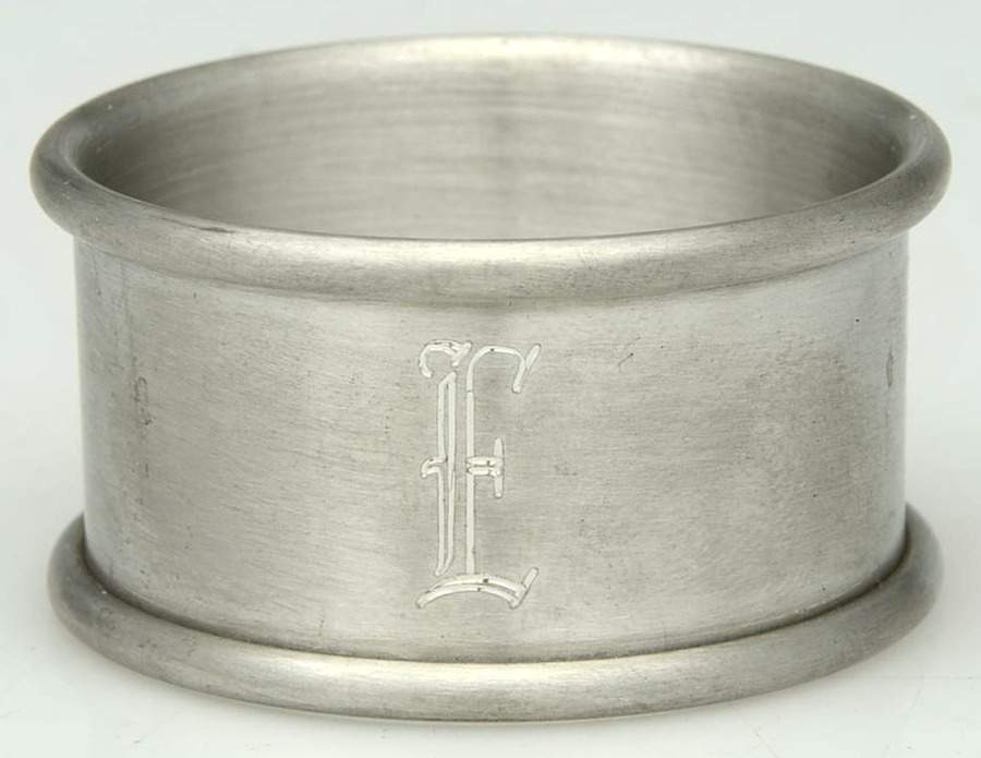 Pewter Hollowware Napkin Ring by Web Silver-1