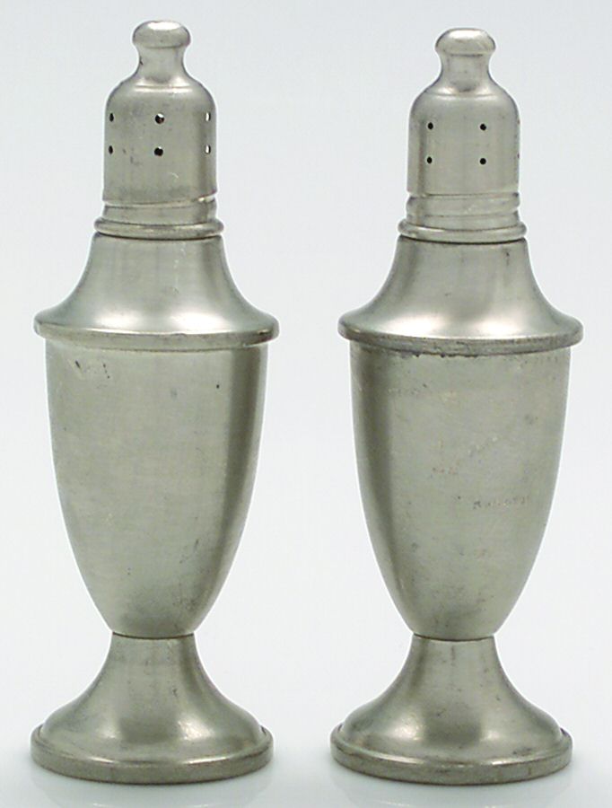 Pewter Hollowware Salt and Pepper Set by Web Silver-1