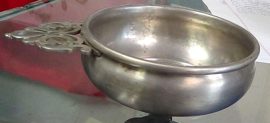 Pewter Hollowware Porringer by Web Silver-1