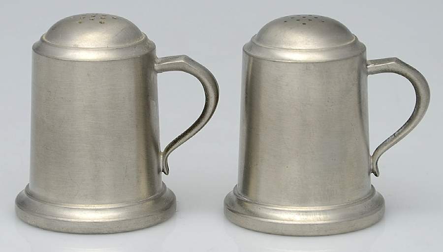 Pewter Hollowware Salt & Pepper Set by Web Silver-1