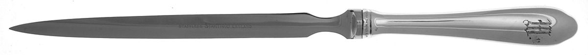WEB1 (STERLING) Letter Opener with Stainless Blade by Web Silver-1