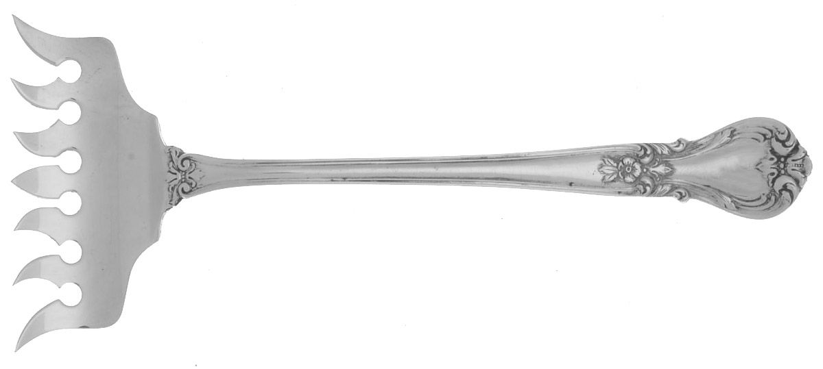 Ancestry (Sterling, 1940) Small Solid Tined Sardine Serving Fork by Weidlich Silver-1