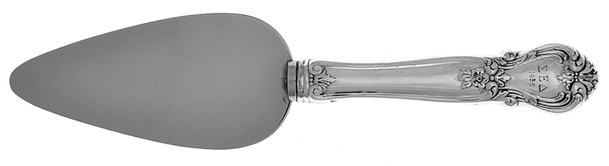 Ancestry (Sterling, 1940) Monogram Solid Cheese Scoop by Weidlich Silver-1