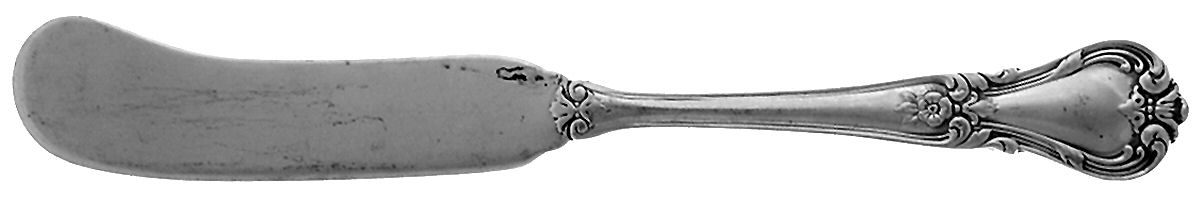 Ancestry (Sterling, 1940) Flat Handle Butter Spreader by Weidlich Silver-1