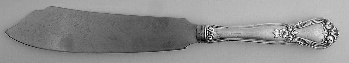 Ancestry (Sterling, 1940) Cake Knife with Stainless Blade by Weidlich Silver-1