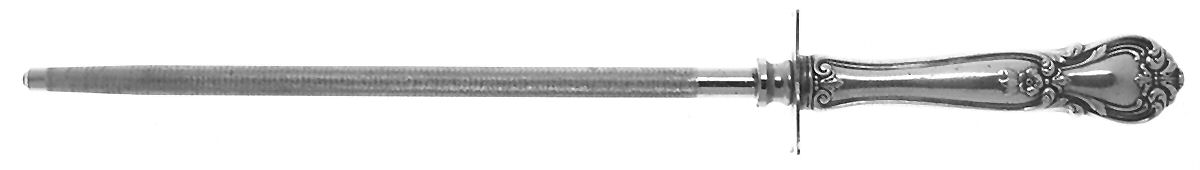 Ancestry (Sterling, 1940) Small Knife Sharpener W/Sterling Guard by Weidlich Silver-1