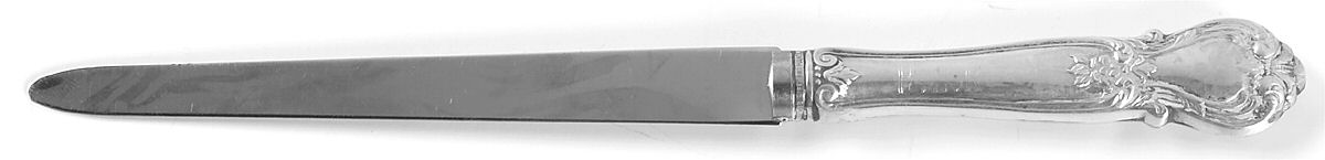 Ancestry (Sterling, 1940) Letter Opener with Stainless Blade by Weidlich Silver-1