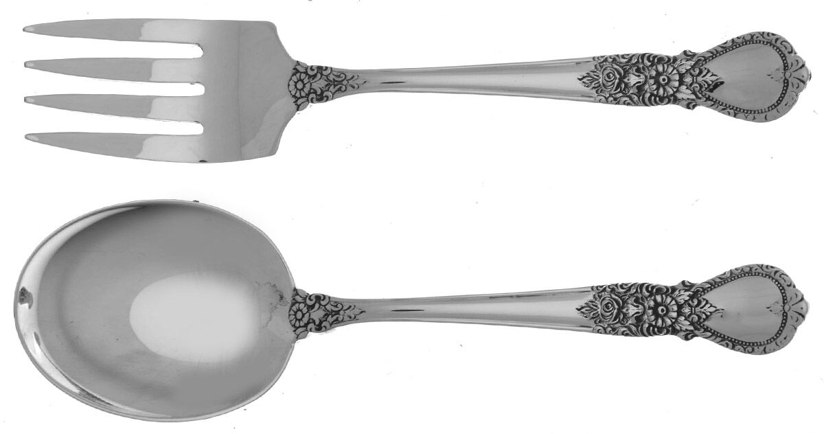 Ballet (Sterling, 1935) 2 Pc Baby Set (BF, BS) by Weidlich Silver-1