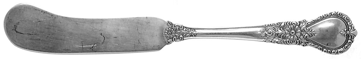 Ballet (Sterling, 1935) Flat Handle Butter Spreader by Weidlich Silver-1