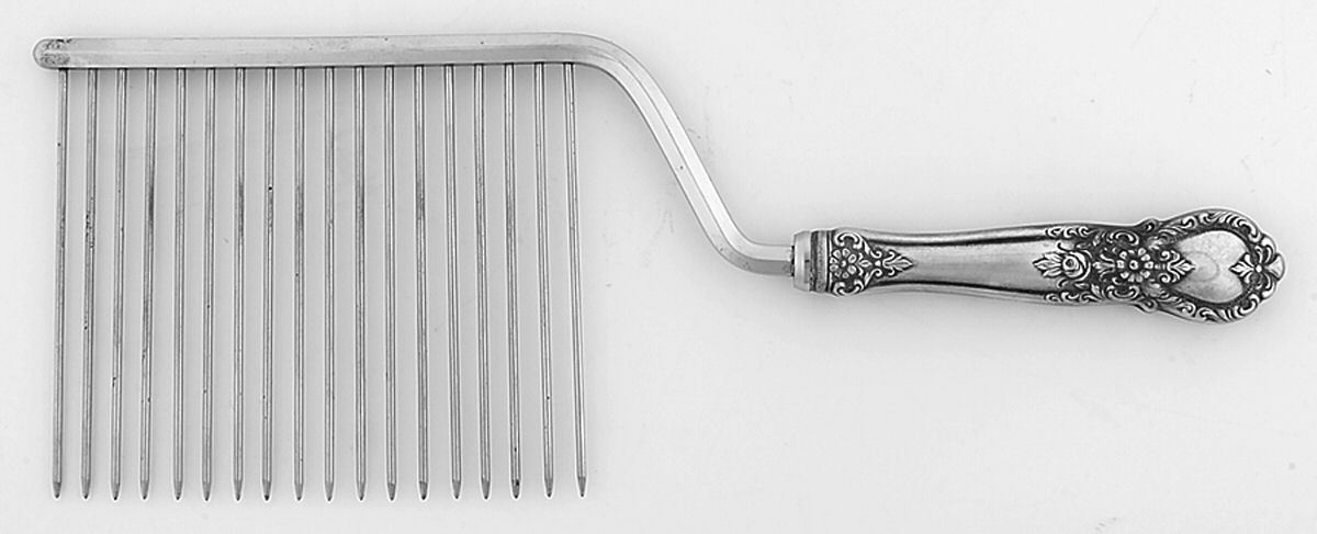 Ballet (Sterling, 1935) Cake Breaker with Silverplate Prongs by Weidlich Silver-1