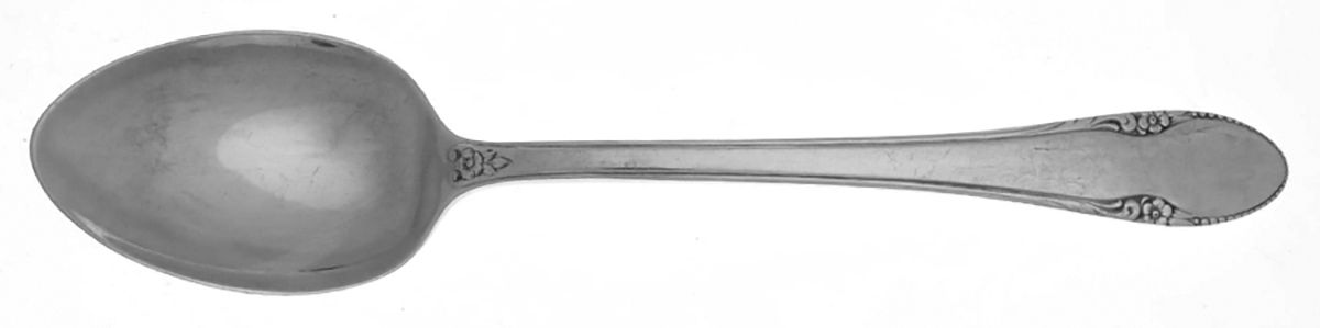 Colonial Bead (Sterling, 1930) Teaspoon by Weidlich Silver-1