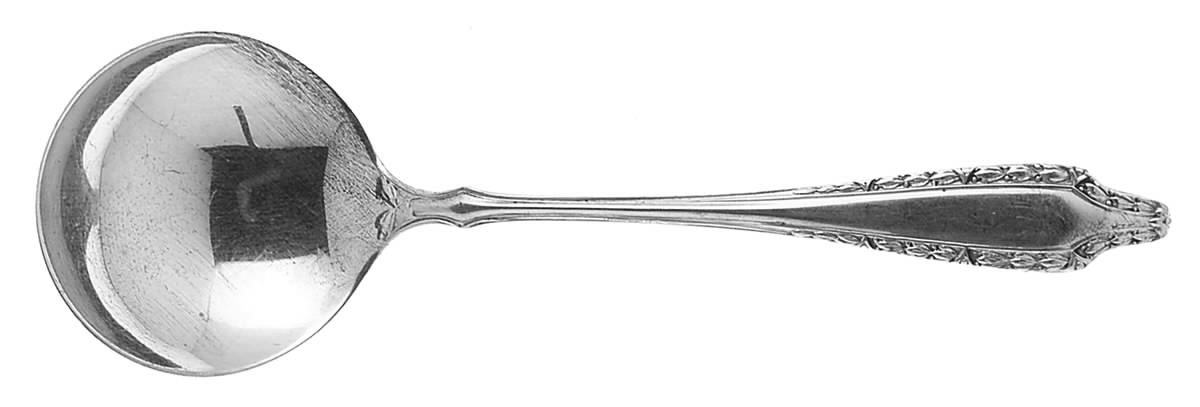 Devon (Sterling, 1925) Round Bowl Soup Spoon (Bouillon) by Weidlich Silver-1