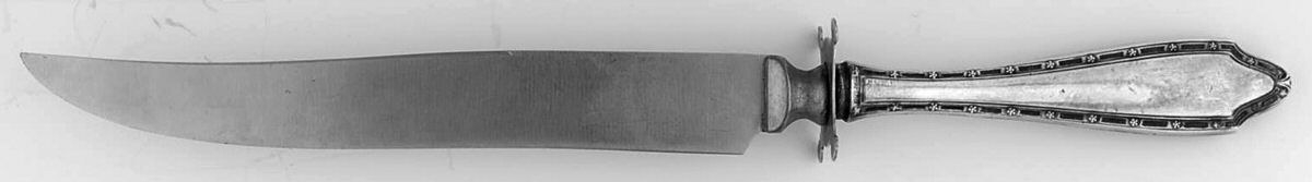 Devon (Sterling, 1925) Small Steak Carving Knife with Stainless Blade by Weidlich Silver-1
