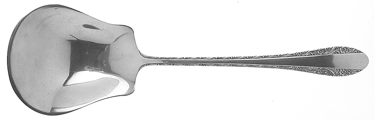 Devotion (Sterling, 1938) Large Jelly Spoon by Weidlich Silver-1