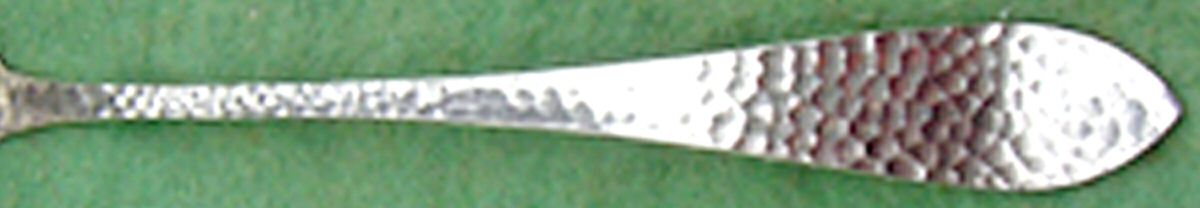 Hammered (Sterling, 1925) Solid Piece Cream Ladle by Weidlich Silver-1