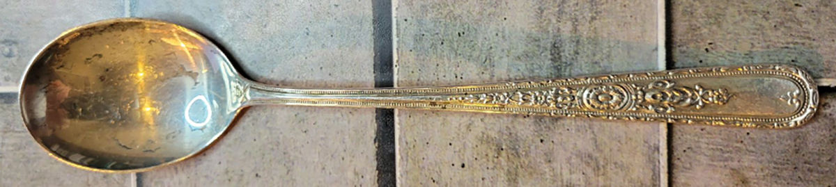 Lady Sterling (Sterling, 1925) Large Chocolate Spoon by Weidlich Silver-1