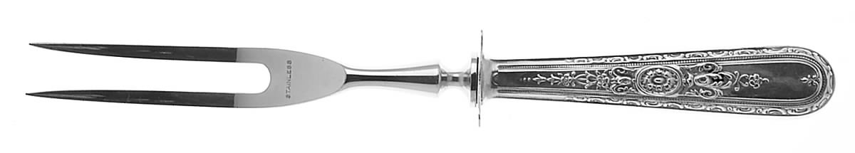 Lady Sterling (Sterling, 1925) Small Steak Carving Fork with Stainless Prongs by Weidlich Silver-1