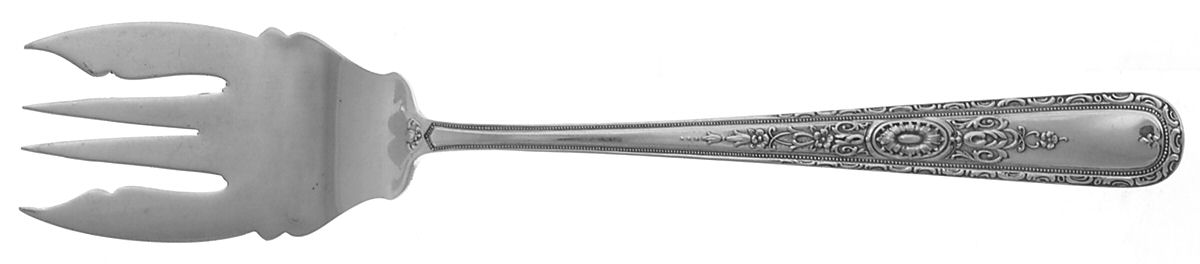 Lady Sterling (Sterling, 1925) Small Solid Fish Serving Fork by Weidlich Silver-1
