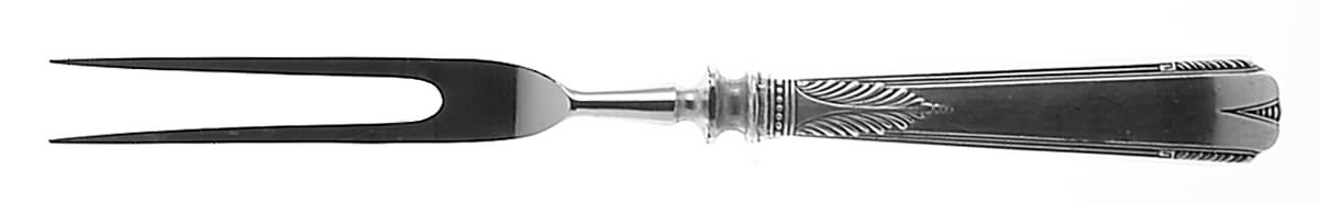 Lenox (Sterling, 1933) Small Steak Carving Fork with Stainless Prongs by Weidlich Silver-1