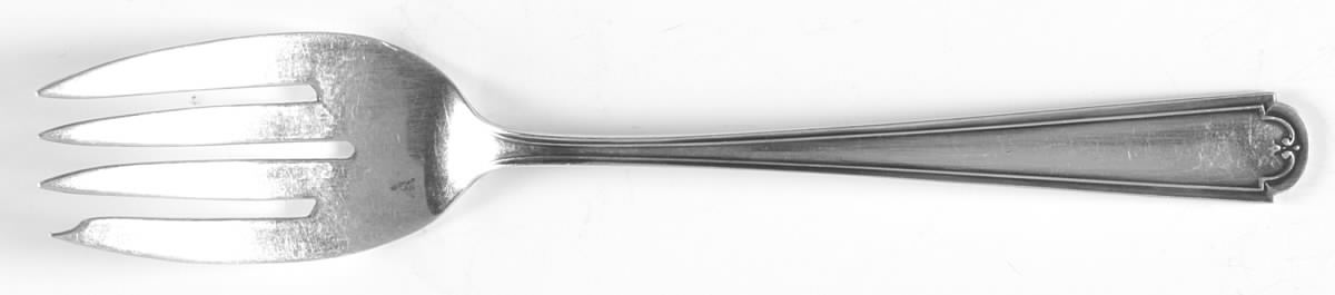 Priscilla Sterling (Sterling, 1928, No Monograms) Individual Salad Fork by Weidlich Silver-1