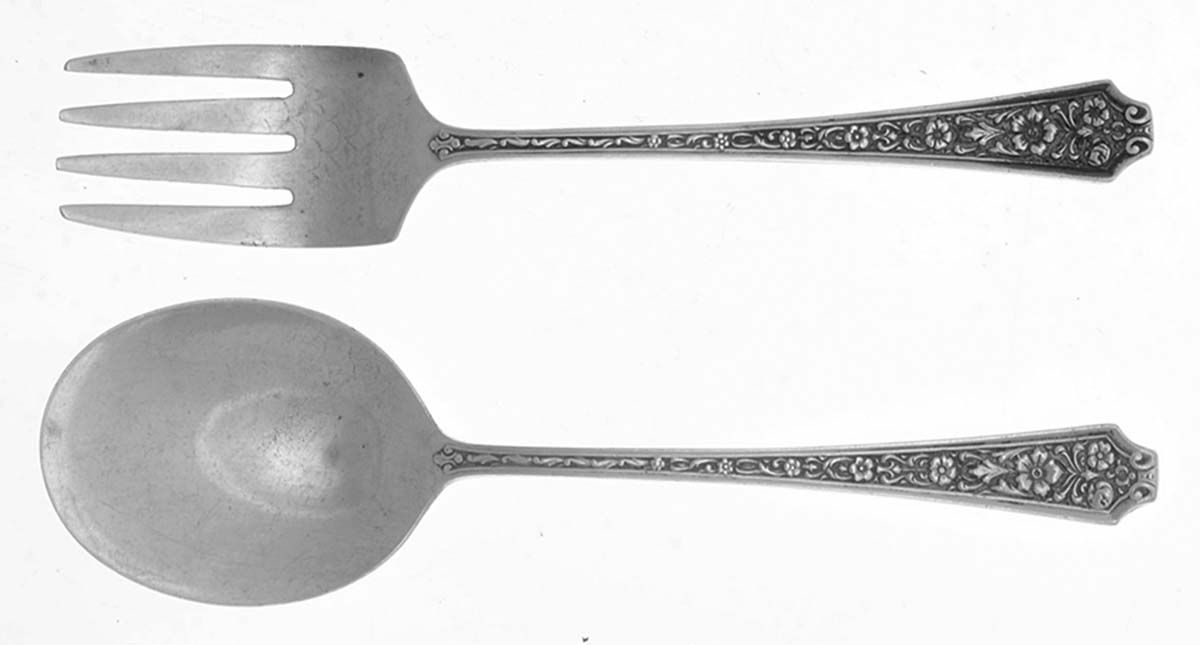 Sterling Beauty (Sterling, 1937) 2 Pc Baby Set (BF, BS) by Weidlich Silver-1