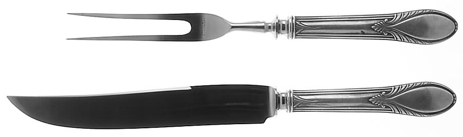 Stratfield (Sterling, 1927) Small Stainless Blade 2-Piece Steak Carving Set by Weidlich Silver-1