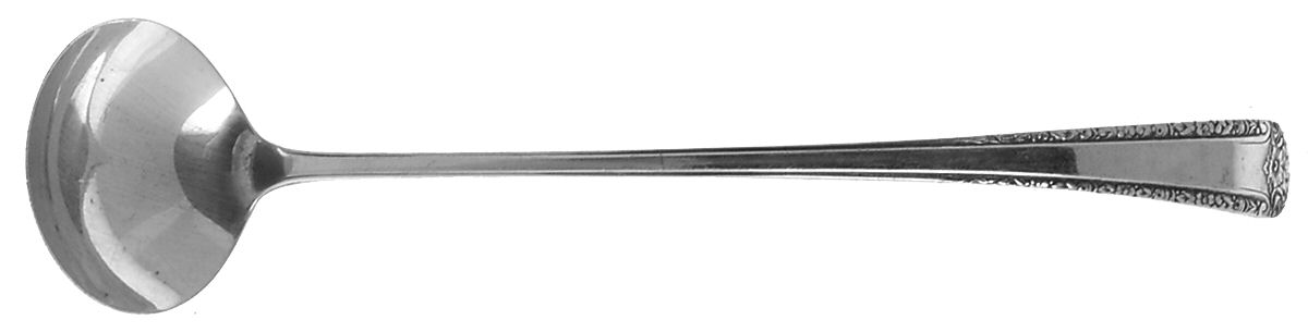 Tea Rose (Sterling, 1940) Solid Piece Cream Ladle by Weidlich Silver-1