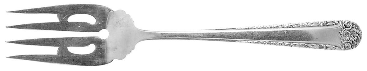 Tea Rose (Sterling, 1940) Individual Salad Fork by Weidlich Silver-1