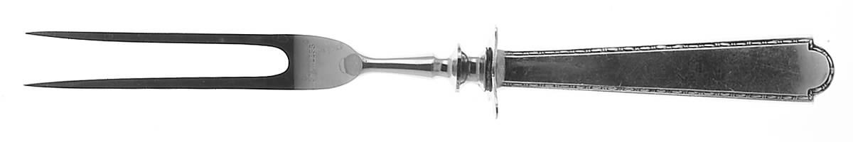 Virginia Sterling (Sterling, 1929) Small Steak Carving Fork with Stainless Prongs by Weidlich Silver-1