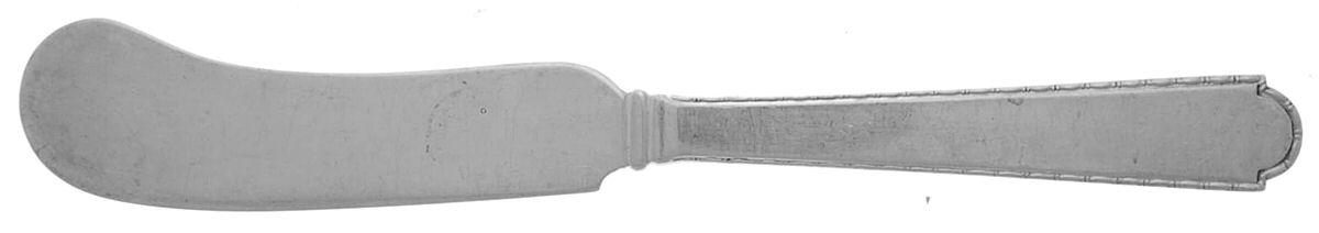 Virginia Sterling (Sterling, 1929) Flat Handle Butter Spreader by Weidlich Silver-1