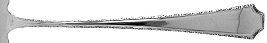 WED1 (STERLING) Small Solid Cold Meat Serving Fork by Weidlich Silver-1