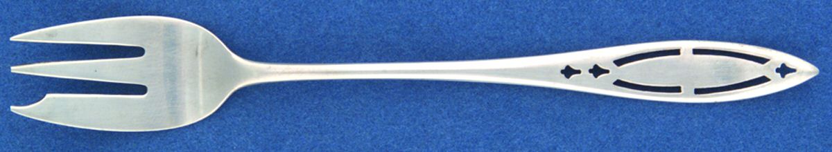 WED2 (STERLING) Cocktail/Seafood Fork by Weidlich Silver-1