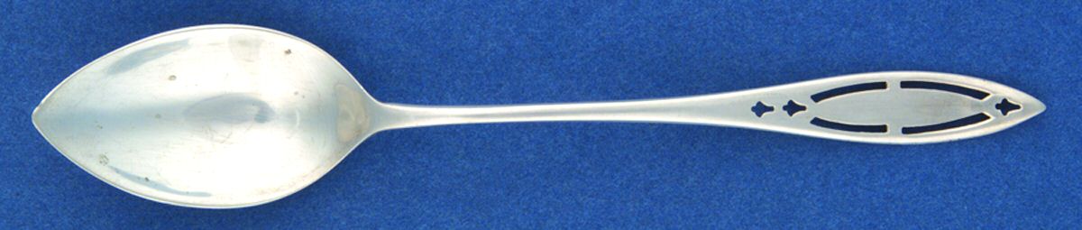 WED2 (STERLING) Fruit/Orange Spoon by Weidlich Silver-1