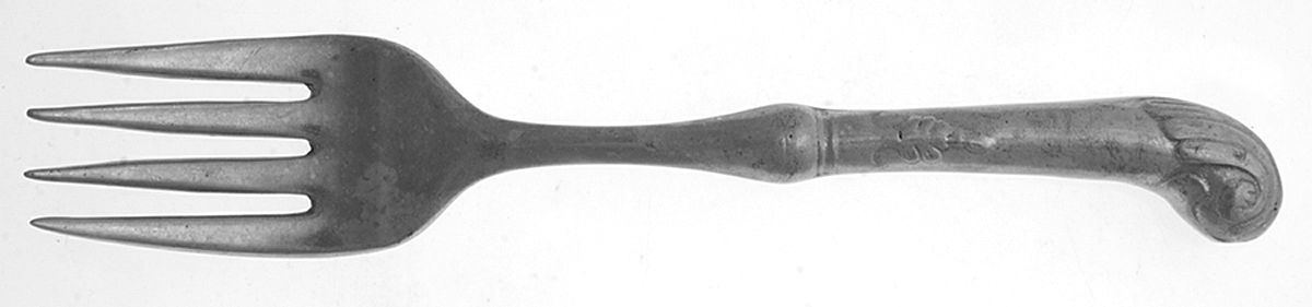 Bishop White (Armetale, Flatware) Large Solid Cold Meat Serving Fork by Wilton Armetale-1